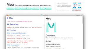 オススメな Mac OS X の markdown エディタ