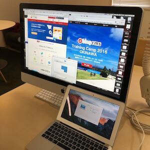 iMac 27インチを導入し ターゲットディスプレイモード でも使えるようにしました