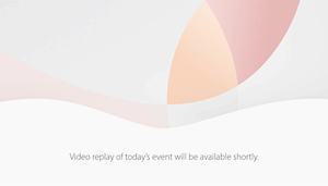 Apple Special Event. March 21, 2016. の発表では