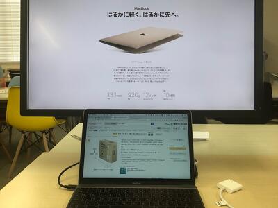 MacBook 12インチで 2560x1440 ディスプレイを使う方法