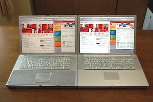 新旧15インチを並べてみた