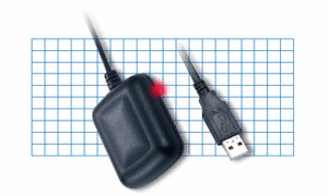 Mac対応のUSB接続のGPSレシーバー BU-303