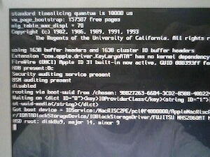 シングルユーザーモードでも立ち上がらない！！！