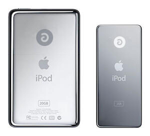 iPodにロゴを刻印サービス