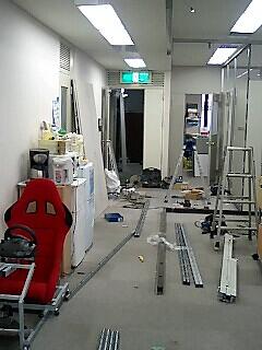 アップルップル パーティション工事中