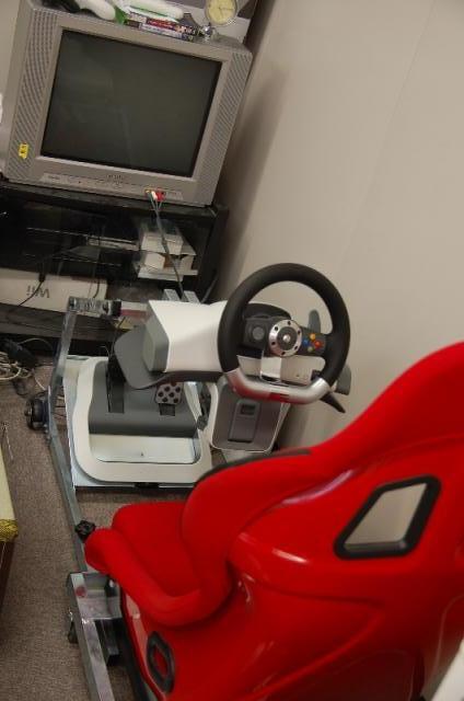 GT-ONE に xbox360用のワイヤレス レーシング ホイール