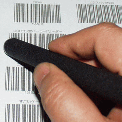 ＵＳＢぺん型バーコードリーダーを買ってみた