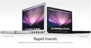 Penryn 搭載の MacBook Pro が出ました