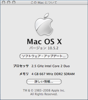 無事、メモリーが4GBになりました。