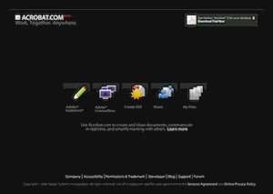Acrobat.com のβサービス開始