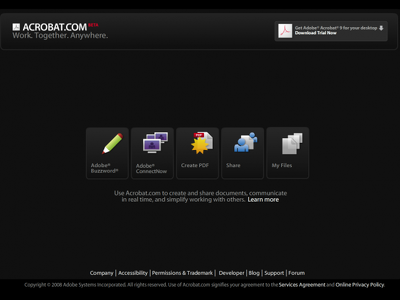 Acrobat.com のβサービス開始