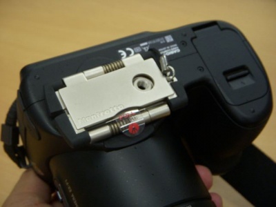 CASIO EX-F1 に付けた場合