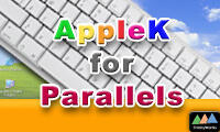 AppleK for Parallels を使えば英数かなキーが使えます