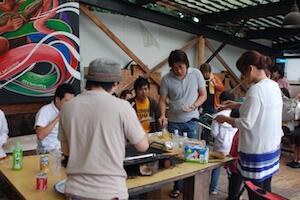 ハートランド・朝霧での富士宮やきそば