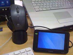 USB接続サブモニターLCD-4300UをMacで