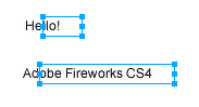 Fireworks CS4のテキストオブジェクトのバグ対策