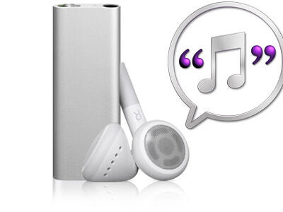 iPod shuffle (3rd generation) と VoiceOver