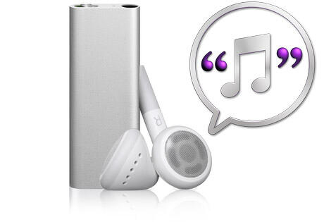 iPod shuffle (3rd generation) と VoiceOver