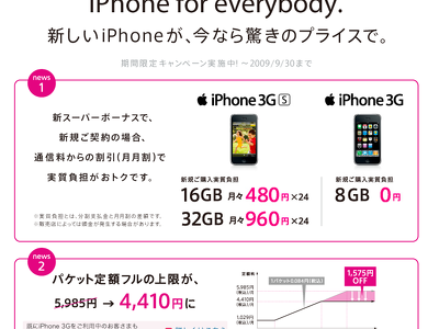 【重要】iPhone for everybody は今月末まで