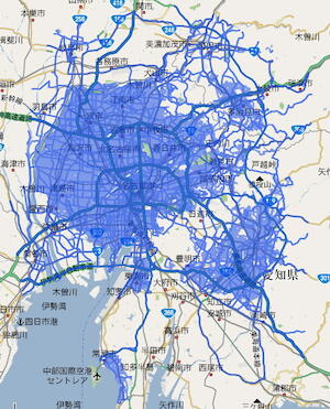 Googleマップのストリートビュー 名古屋もOKに