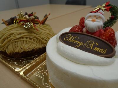 シャンティーヒラノでクリスマスケーキ