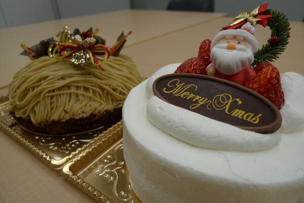 シャンティーヒラノでクリスマスケーキ