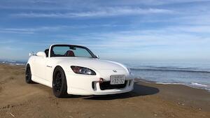 砂浜をドライブできる「千里浜なぎさドライブウェイ」に行ってきました